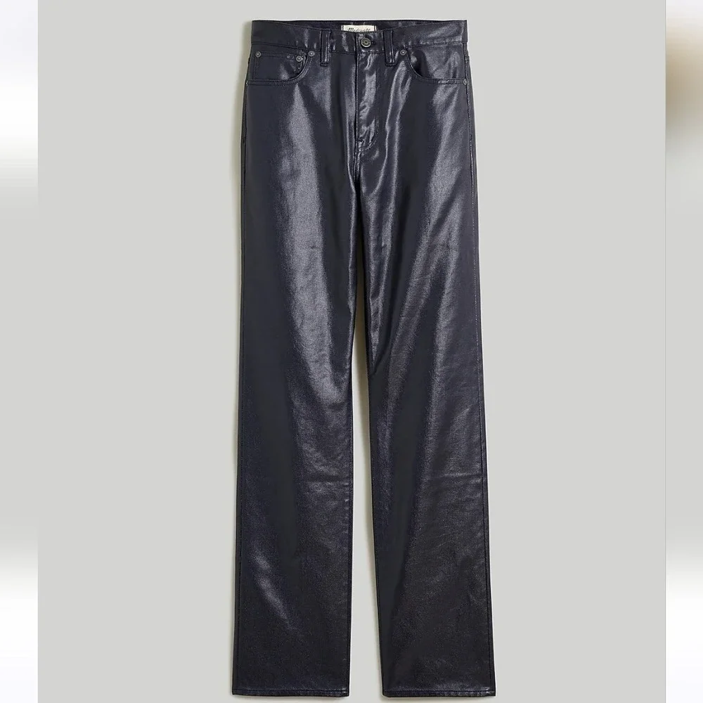 Madewell The '90s Straight Jean in‎ Midnight Blue Foil size 26 NWT NN461